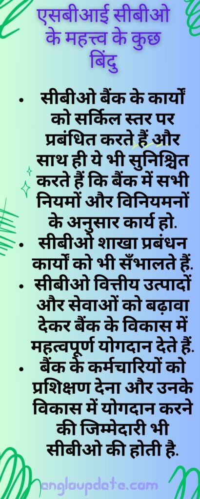 SBI CBO